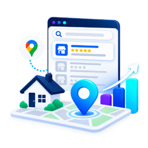 Local SEO illustration for contractors