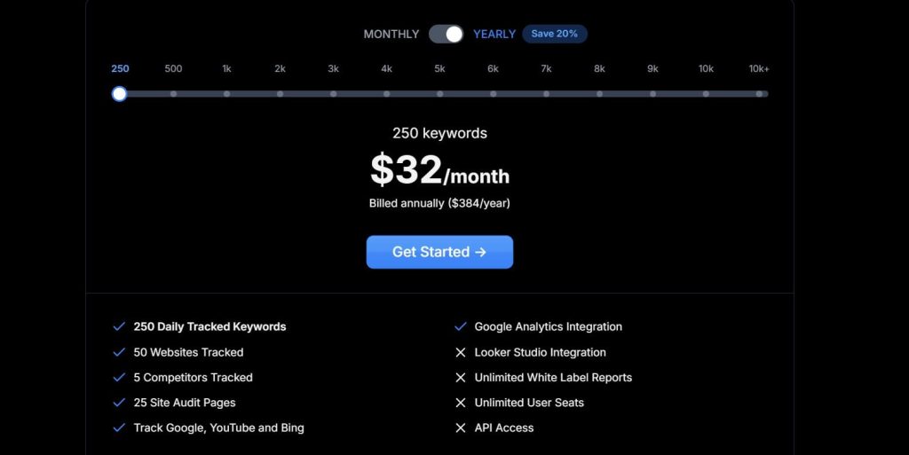 Nightwatch interface and campaign data screenshot
